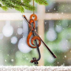 Sol Violin Ornament Musical Christmas Ornaments…