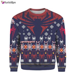 Spider-Man Ugly Christmas Sweater, Spider-Man Characters…