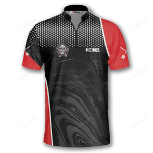 sports smoky skull custom darts jerseys for men dart team jerseys dart polo shirt 1.png