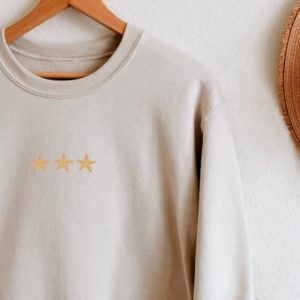 Starfish Embroidered Sweatshirt 2D Crewneck Sweatshirt…