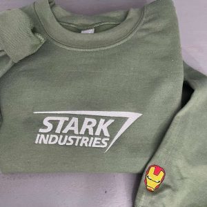 stark industries embroidered sweatshirt custom embroidered stark industries crewneck gift for her him stark crewneck 5.jpeg