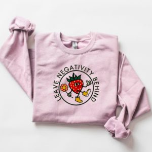 Strawberry Embroidered Sweatshirt 2D Crewneck Sweatshirt…