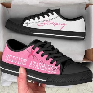 Suicide Awareness Shoes Strong Low Top…