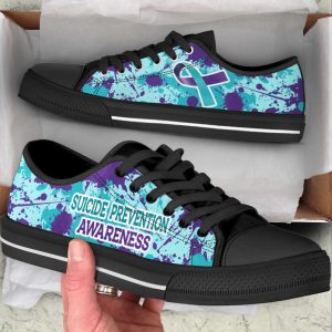 suicide prevention a splash low top shoes canvas shoes best gift for men and women.jpeg