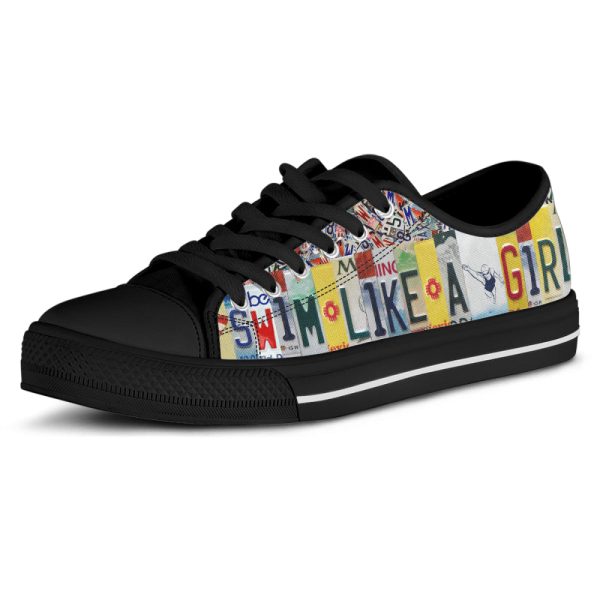 Get Ahead with Swim Like A Girl Canvas Shoes – Dive into Style!