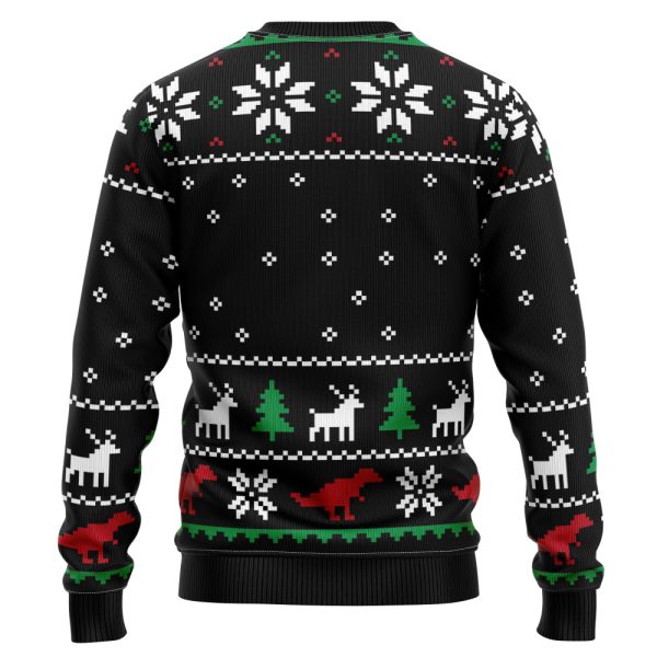 T-Rex Ugly Sweater – Funny Sweater AT1408 – Noel Malalan Signature