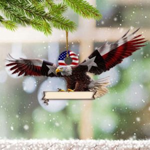 Texas Eagle Christmas Tree Ornaments Xmas…