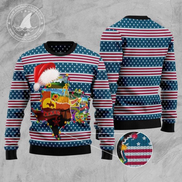 Texas Xmas D0610 Ugly Christmas Sweater –  Best Gift For Christmas