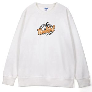 thanksgiving pumpink fall embroidered sweatshirt 2d crewneck sweatshirt for men and womensws3722 3.jpeg