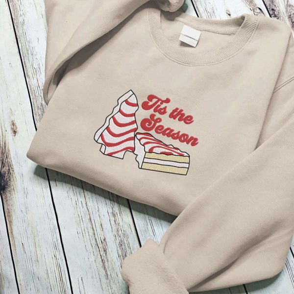 Tis The Season, Embroidered Tis the Season Sweatshirt, Gift For Christmas