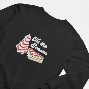 tis the season embroidered tis the season sweatshirt christmas sweatshirt christmas cake sweatshirt funny christmas sweatshirt 2.jpeg