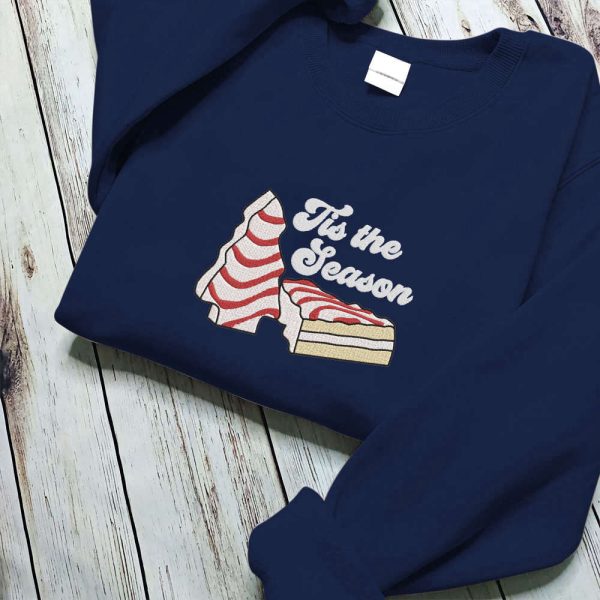 Tis The Season, Embroidered Tis the Season Sweatshirt, Gift For Christmas