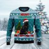 Black Cat Meomy Christmas And A Happy Purr Year Ugly Christmas Sweater For Men Women