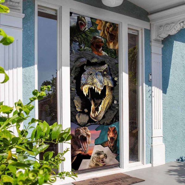 Dinosaur T-rex Door Cover: Transform Your Space with Engaging Design