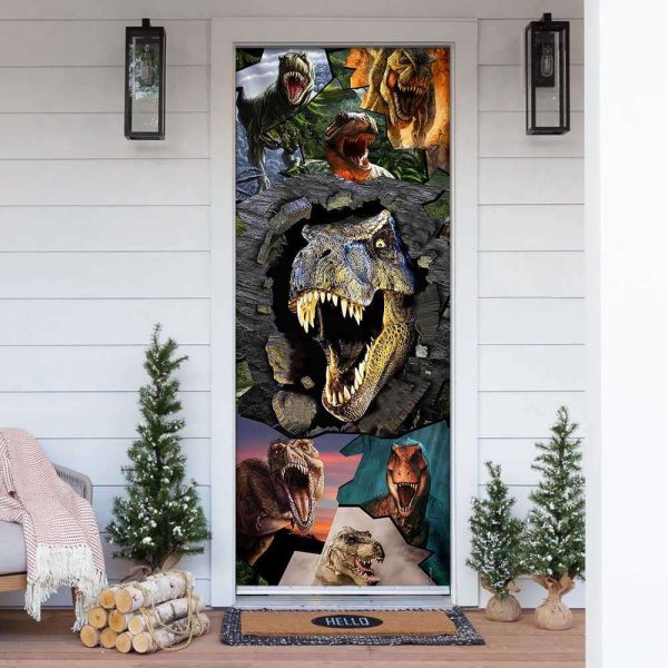 Dinosaur T-rex Door Cover: Transform Your Space with Engaging Design