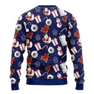 toronto maple leafs santa claus snowman christmas ugly sweater gift for christmas 1 1.jpeg