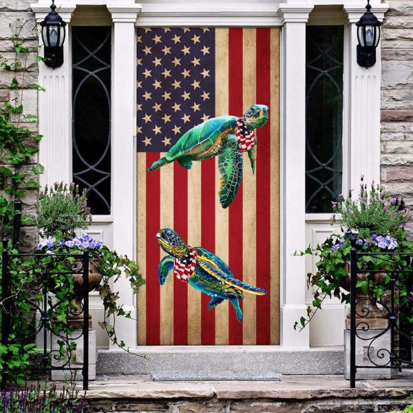 Show Your Turtle Pride with Love Door Cover – Turtle-Themed Décor