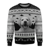 UFO Happy Dog For Unisex Ugly Christmas Sweater, Gift For Christmas