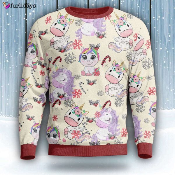Unicorn Christmas Sweatshirt Vintage Cute Christmas Sweatshirt Ladies Gift Ideas For Her