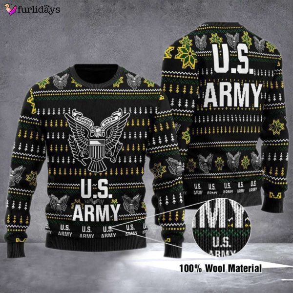 US Army Sweater Military Ugly Christmas Sweater Gift For Cousin