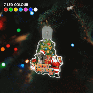 weimaraner christmas light ornaments led christmas tree ornaments dog owners gift.gif