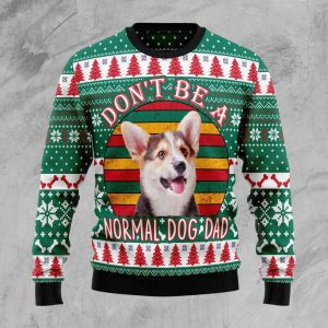 Welsh Corgi Dog Dad Ugly Christmas…