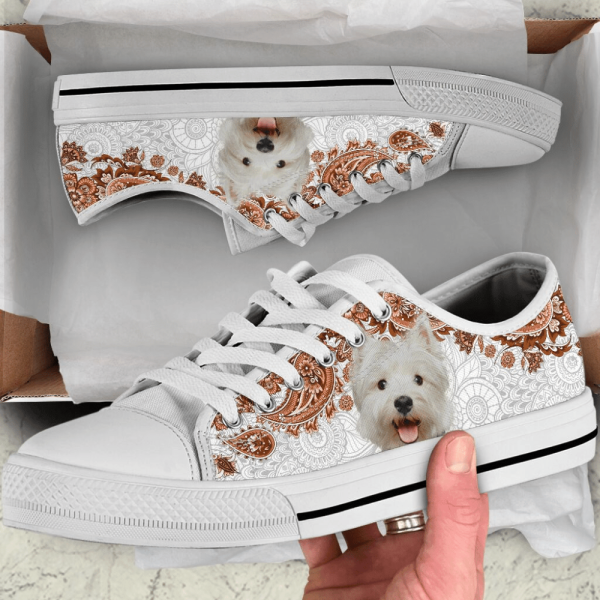 Westie Low Top Shoes Sneaker QTZ101265Sb – Trendy Footwear