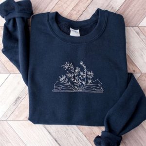 wildflower book embroidered sweatshirt 2d crewneck sweatshirt for men and women 3240 1.jpeg