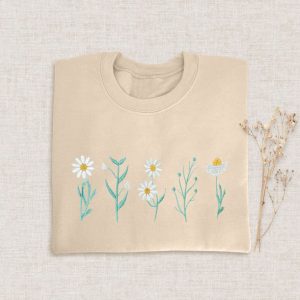wildflowers embroidered halloween sweatshirt 2d crewneck sweatshirt for men and women sws2983 1.jpeg