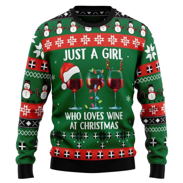 Wine Xmas T1910 Ugly Christmas Sweater – Best Gift For Christmas
