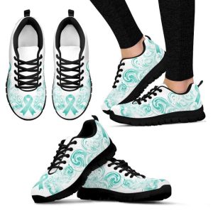 Cervical Cancer Awareness Women’s Sneakers, For…