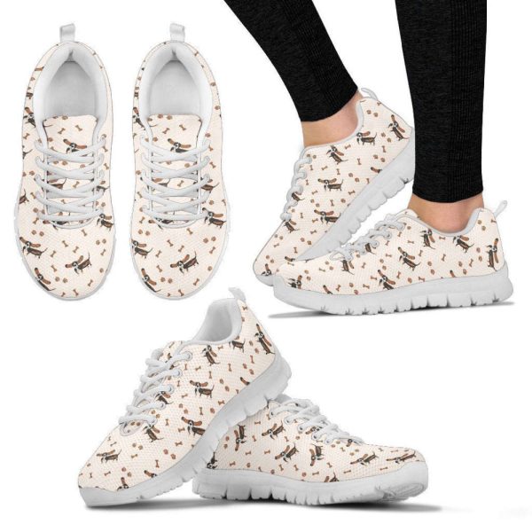 Basset Hound Women’s Sneakers For Men Women Comfortable Walking Running Lightweight Casual Shoes