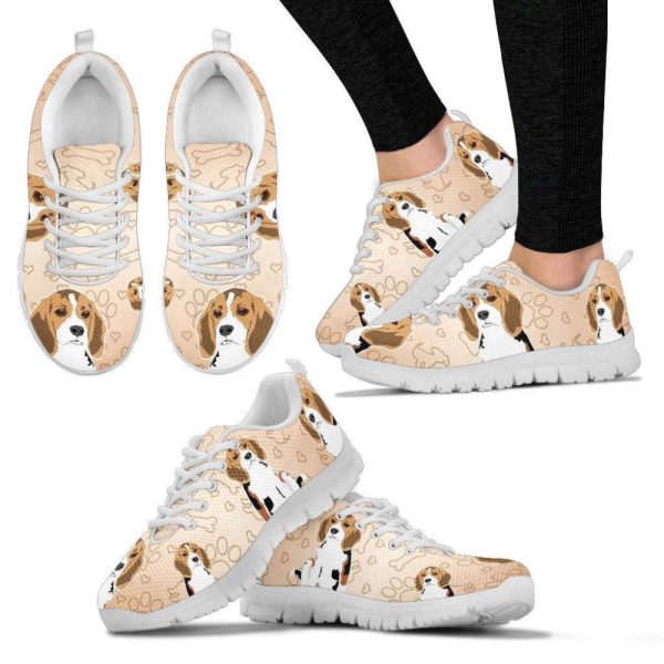 Beagle Women’s Sneakers For Men Women Comfortable Walking Running Lightweight Casual Shoes