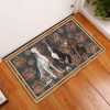 Greyhound Floral Paw Three Colors – Dog Doormat, Gift Home Decor