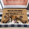 Just So You Know, There’s Like A Lot Of Jack Russells In Here Doormat, Housewarming Gift