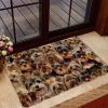 A Bunch Of Yorkshire Terriers/Yorkie Doormat – Xmas Welcome Mats – Gift For Dog Lovers