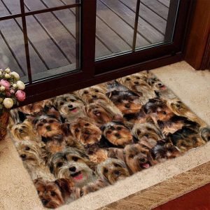 A Bunch Of Yorkshire Terriers/Yorkie Doormat…
