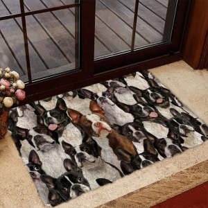 A Bunch Of Boston Terriers Doormat…