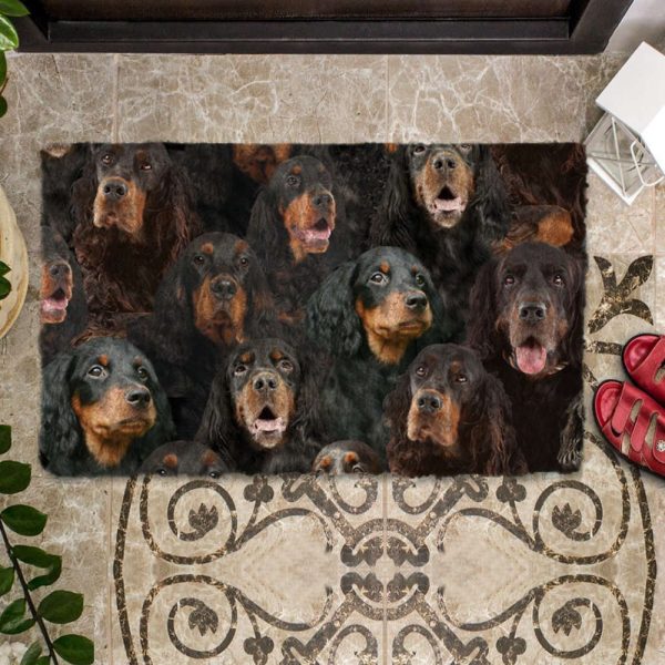 A Bunch Of gordon setter Doormat – Xmas Welcome Mats – Gift For Dog Lovers