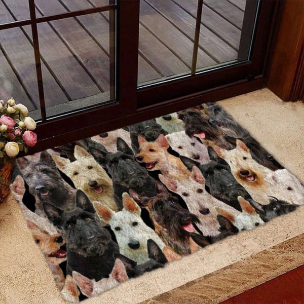 A Bunch Of Scottish Terriers Doormat – Xmas Welcome Mats – Gift For Dog Lovers