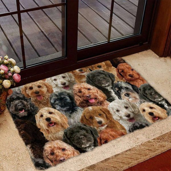 A Bunch Of Cockapoos Doormat – Xmas Welcome Mats – Gift For Dog Lovers
