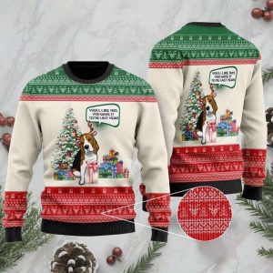 Beagle Dog Christmas Ugly Christmas Sweater,…