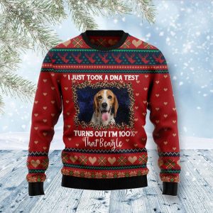 Beagle Dog Christmas Sweater Ugly Christmas…