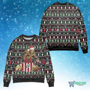Bigfoot Christmas Sweater, Ugly Christmas Sweater…