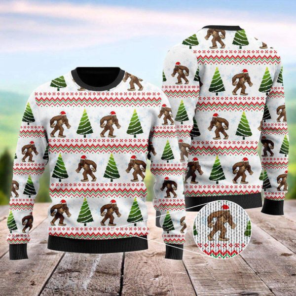 Amazing Bigfoot Ugly Christmas Sweater, Christmas Gift For Men And Women