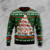 Animal  Golden Retriever Pine Tree Ugly Christmas Sweater, Gift For Christmas