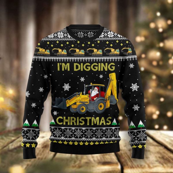 I’M Digging Christmas Ugly Christmas Sweater, Christmas Gift For Men And Women