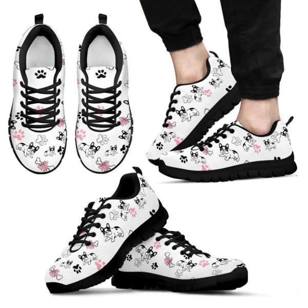 French Bulldog Sneakers Comfortable Walking Running Lightweight Casual Shoes For Pet Lover