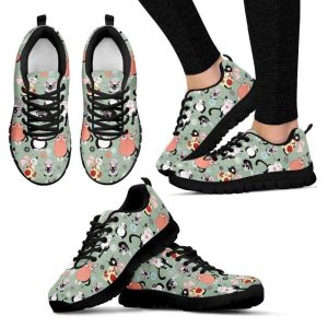 Coloruful Cats Women’s Sneakers Walking Running…