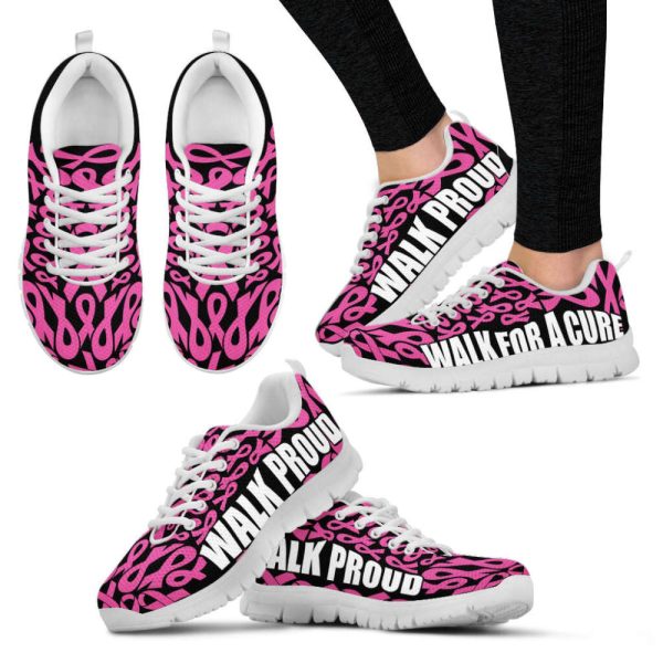 Breast Cancer Shoes Walk For A Cure Sneaker Walking Shoes, Best Shoes For Men And Women